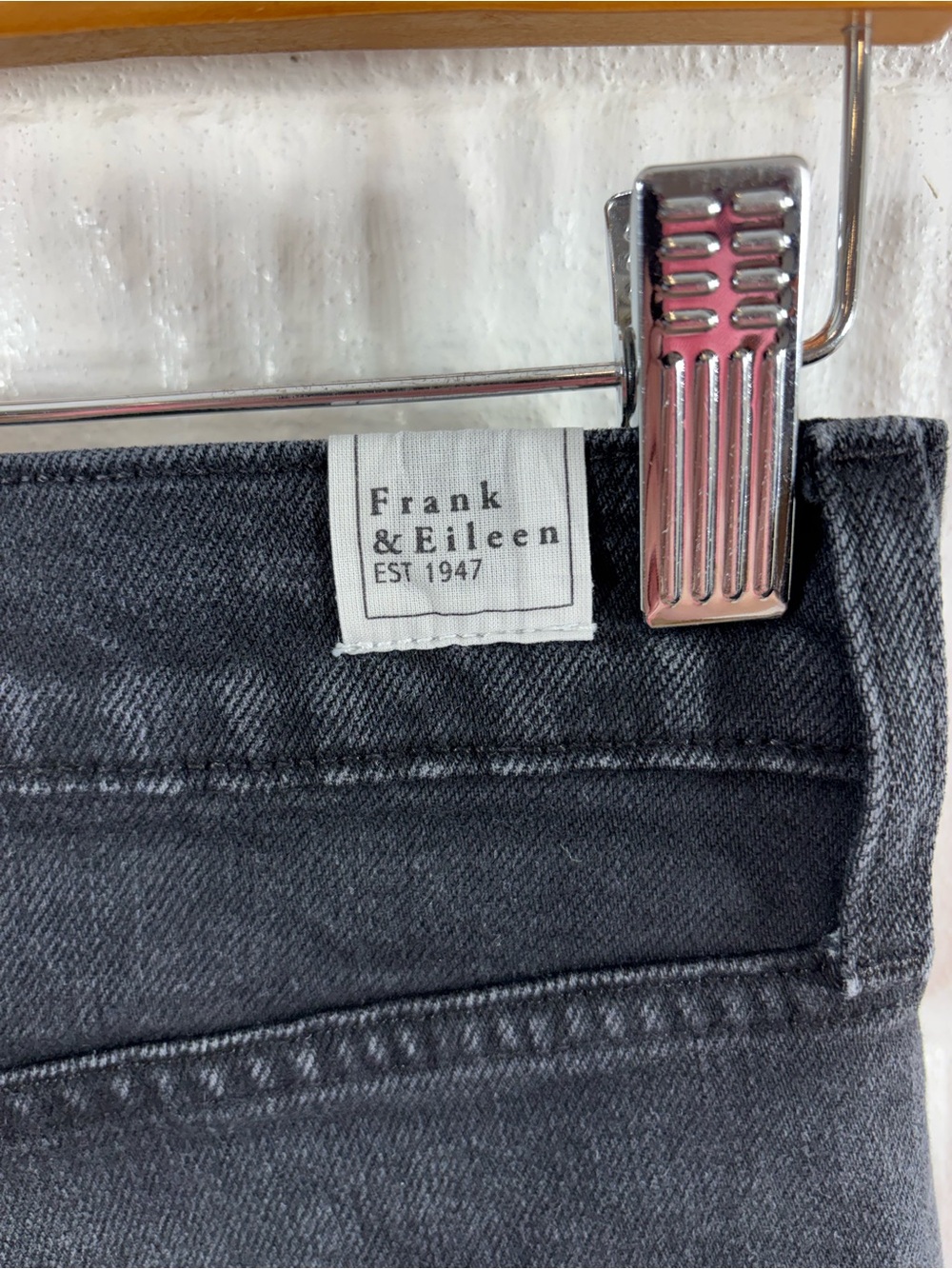 Frank & Eileen Monaghan 1995 Wash Italian Vintage Denim Jeans 28 Black - Picture 4 of 6